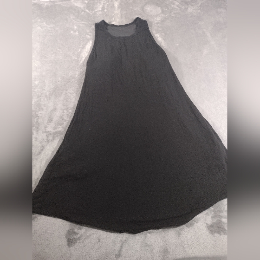 SHEBIRD The Tunic Tank Bra Dress Black Size 5 M/L Pockets Stretch Athleisure - Picture 3 of 9